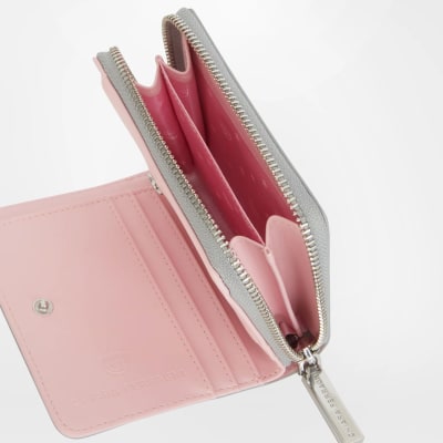 Billetera Chiara Ferragni Mediana Glitter plateado