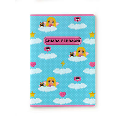 Cuaderno Chiara Ferragni A5 Celeste1