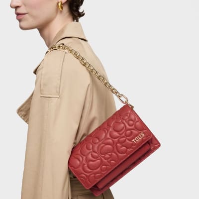 Cartera Tous acolchada ositos Rojo1