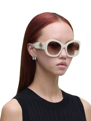 Lentes Marc Jacobs Marco Circular Blanco