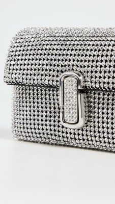 Cartera Marc Jacobs The Rhinestone Plateado