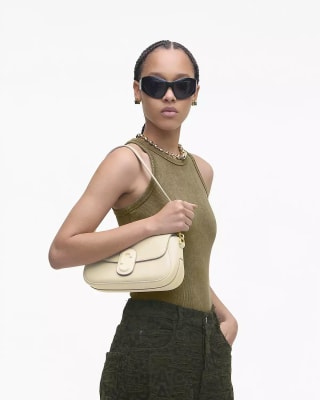 Cartera Marc Jacobs The Clover Medium Crema