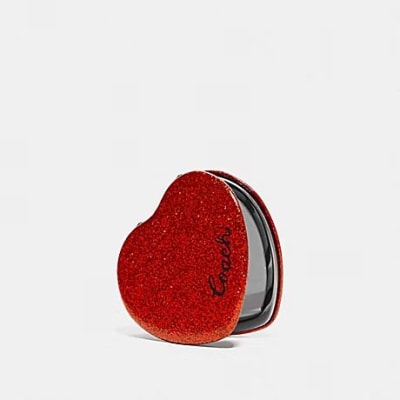 Espejo Coach Corazon Rojo