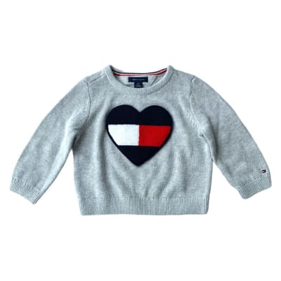Chaleco Tommy Hilfiger Kids corazon gris1