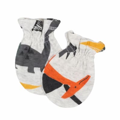 pack 3 Mitones dinosaurio azul/amarillo Gerber