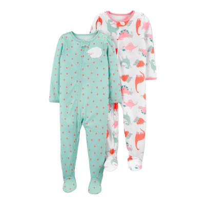 Set 2 pijamas Carter´s oveja y blanco dinos1