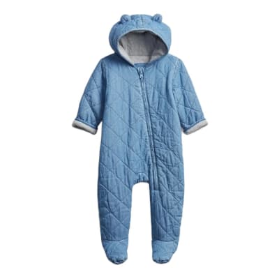 Enterito GAP acolchado jeans1