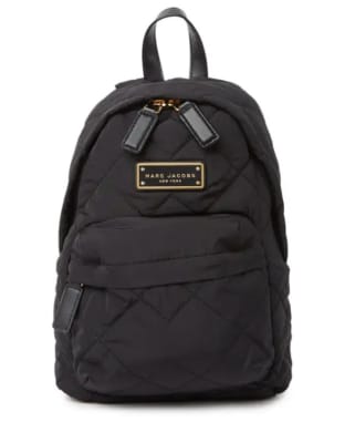 Mochila Marc Jacobs mediana acolchado negro1