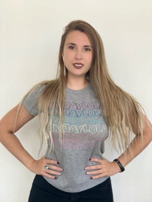 Polera Bimba y Lola letras gris1