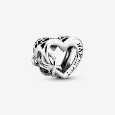 Charm Pandora I love you mom corazon con infinito1