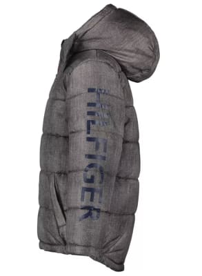 Parka Tommy Hilfiger Kids gris oscuro