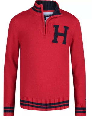 Chaleco Tommy Hilfiger Kids medio cierre rojo1