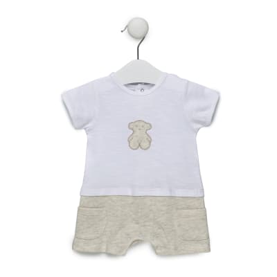 Enterito Baby Tous blanco y beige1