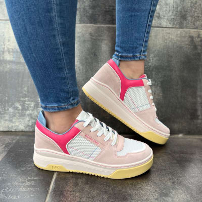 Zapatillas Michael Kors Lexi rosado multicolor1