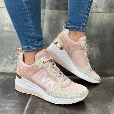 Zapatillas Michael Kors Crista Trainer rosa1