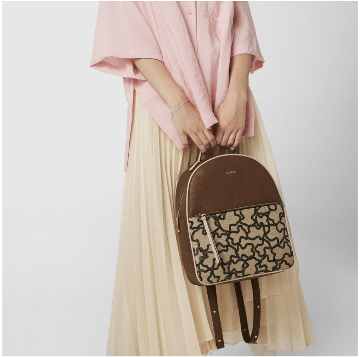 Mochila Tous Elice New marron con rosado | Befashion