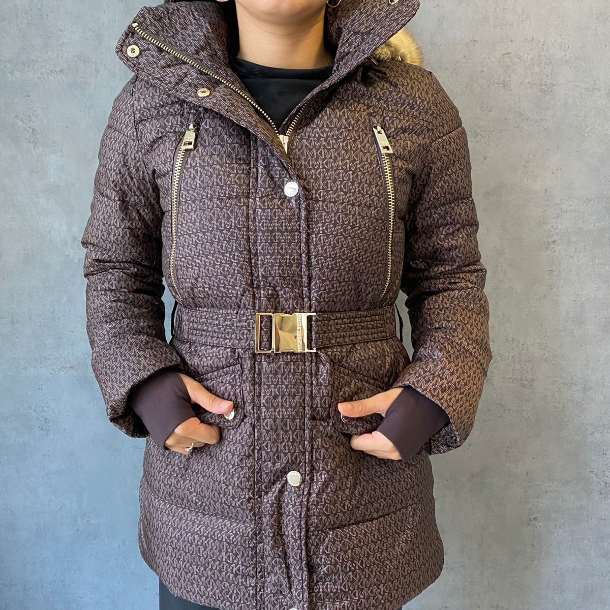 Trench Coat Women's Abrigo Michael Kors De Piel De Oveja Mujer