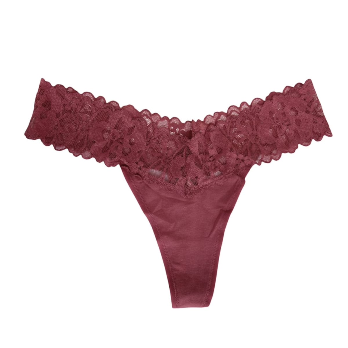 Calzon Victoria's Secret Thong/String encaje flores fucsia | Befashion