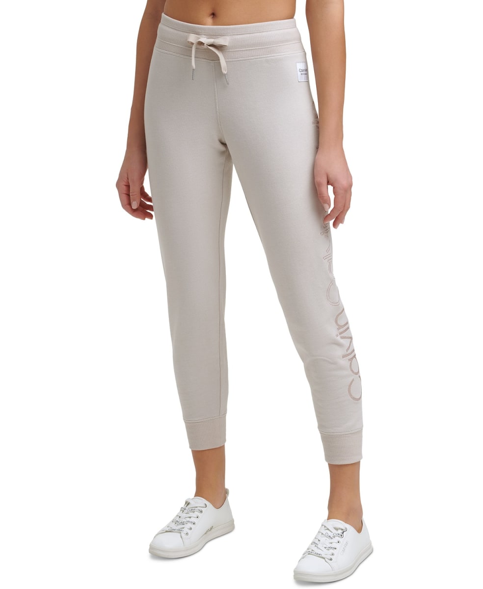 Pantalon mujer Calvin Klein jogger beige | Befashion