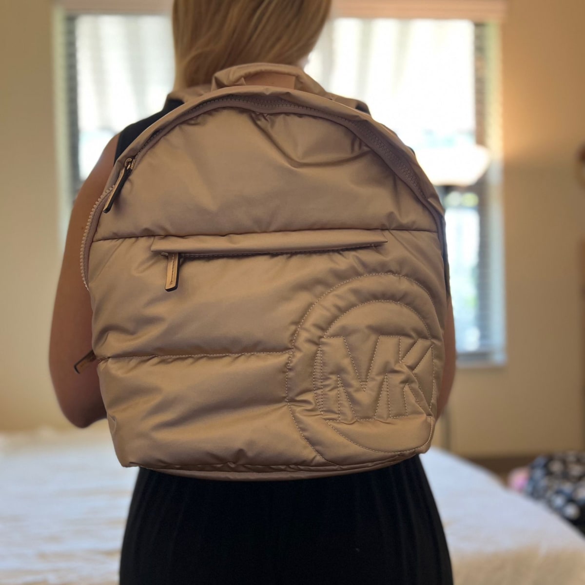 Mochila Michael Kors Rae rose gold | Befashion