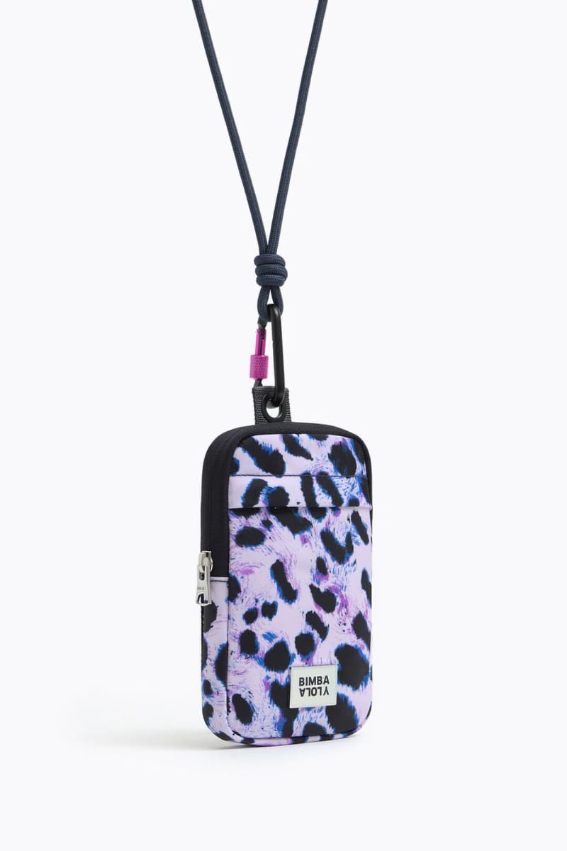 Porta celular Bimba y Lola print lila | Befashion