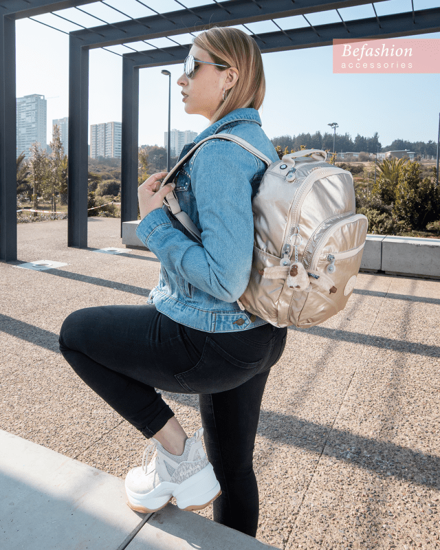 Zapatillas Michael Kors Olympia beige con blanco Befashion