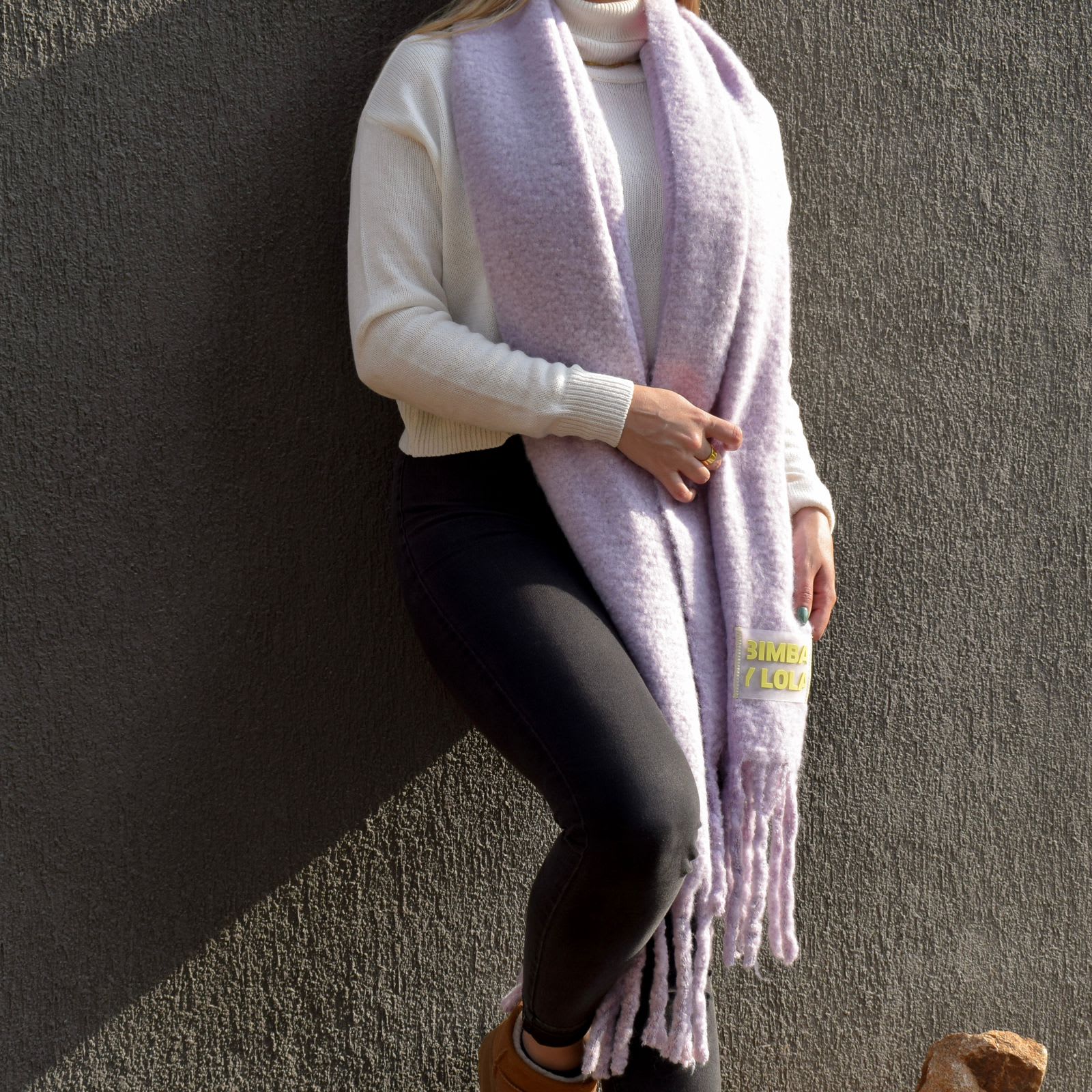 bimba y lola bufanda rosa