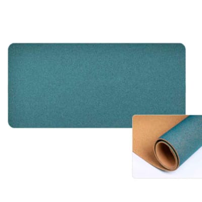 MousePad Impermeable Mouse Teclado Doble Cara Antideslizante 62 x 30cm Marrón/Verde