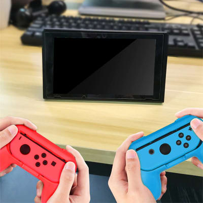Adaptador Grips Joy Cons Mando Nintendo Switch Agarre Color