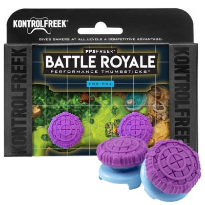 KontrolFreek Battle Royale Mando PS4 PS5 Precisión Grips Violeta
