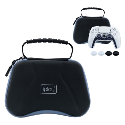 Kit 6 en 1 para Mando PS5 Case Rígido con Estuche y 4 Grips íplay
