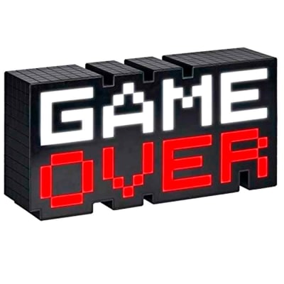 Lámpara Gamer Game Over Reacciona a la Música Luces Gamer 30CM