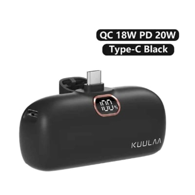 Cargador Inalámbrico para Mando PS5 Celular Tablet tipo C 5000mAh