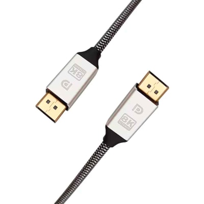 Cable DisplayPort 1.4 8K 60Hz - 4K 120Hz - 32.4Gbps 2m PC, Laptop, Monitor, TV