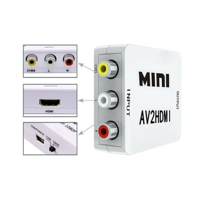 Convertidor RCA a HDMI Video Full HD