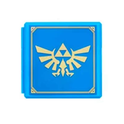 Case PortaJuegos de Nintendo Switch Estuche 12 Slots - Zelda Azul