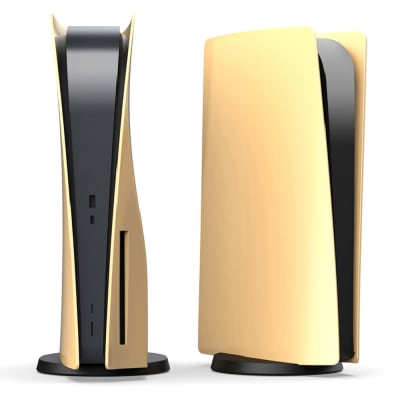 Cubierta Tapa Reemplazo para PS5 Standard Rígido Dorado