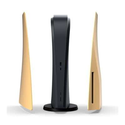 Cubierta Tapa Reemplazo para PS5 Standard Rígido Dorado