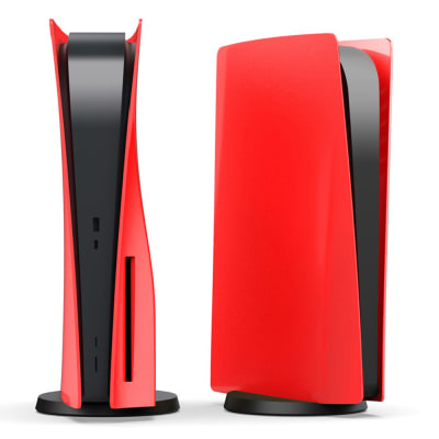 Cubierta Tapa Reemplazo para PS5 Standard Rígido Rojo