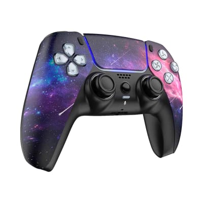 Mando para PS5 Galaxia Alternativo Inalámbrico, Háptica, Gatillos Adaptativos, Giroscopio, Mod. B