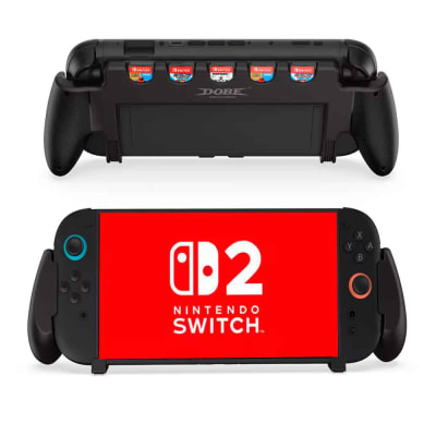 Sujetador para Nintendo Switch 2 con Portajuegos Negro