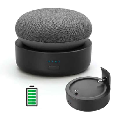 Batería Portátil para Google Nest Mini 2da Gen Recargable 10000 mAh Negro