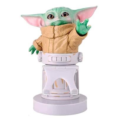 Figura Baby Yoda Cable Guys Soporte 19cm