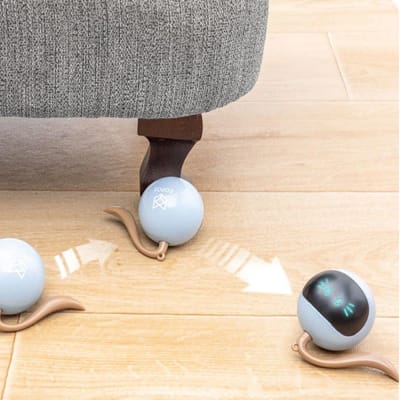 Juguete para Gatos Bola Giratoria Automática con Luces Eléctrica Recargable Usb Fofos