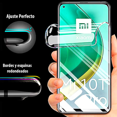 Pack 3 und Micas Hidrogel para Xiaomi Mi 10T Pro / Mi 10T
