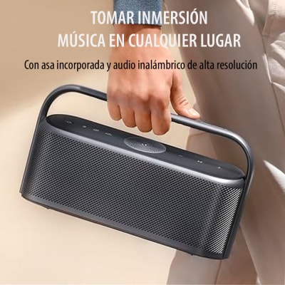 Parlante Soundcore Audio Espacial LDAC, IPX7, Impermeable, Portátil, Soundcore Motion X600 Anker