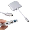 Adaptador HDMI Nintendo Switch 3 en 1 Full HD Plateado2