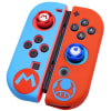 Funda para Joy Cons + 2 Grips Nintendo Switch Protector Mario Honguito1