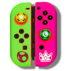 Funda para Joy Cons + 2 Grips Nintendo Switch Protector Luigi Estrella1