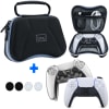 Kit 6 en 1 para Mando PS5 Case Rígido con Estuche y 4 Grips íplay2